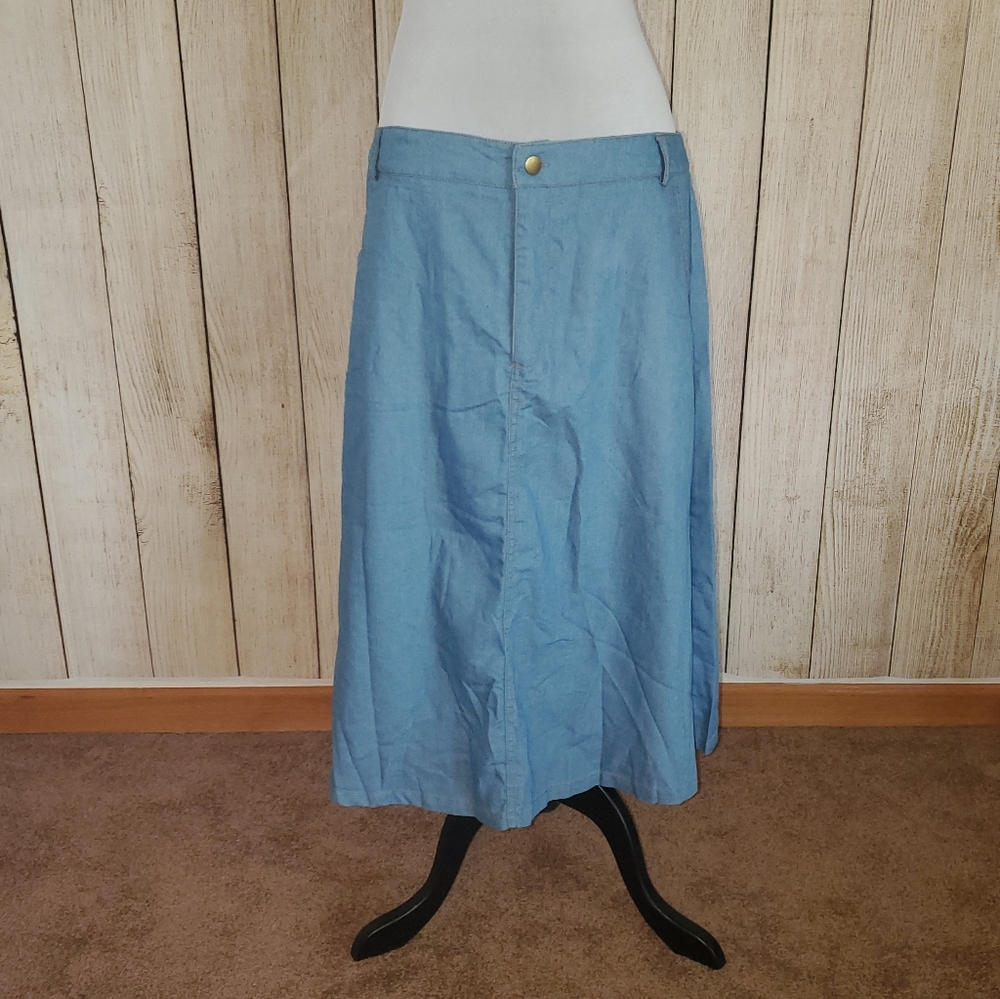 Vintage denim skirt